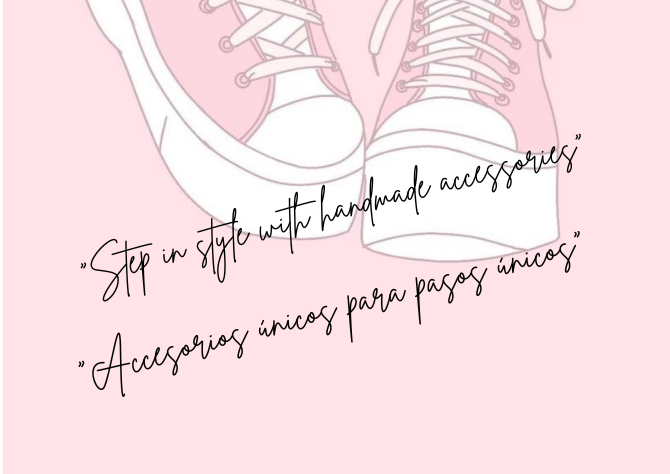 Sweet detail for your every step!/ ¡Dale un toque único a tus pasos!