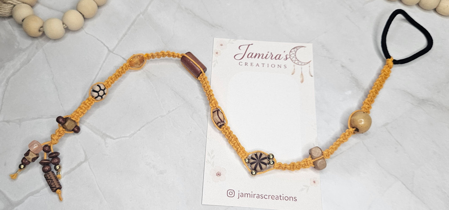 Mustard Macramé/ Macramé Mostaza