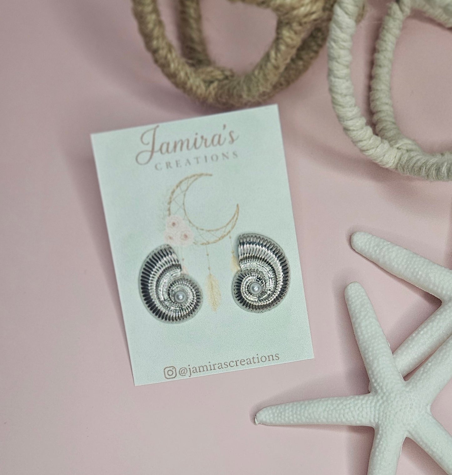 Silver Waves Earring/ Aretes Olas Plateadas