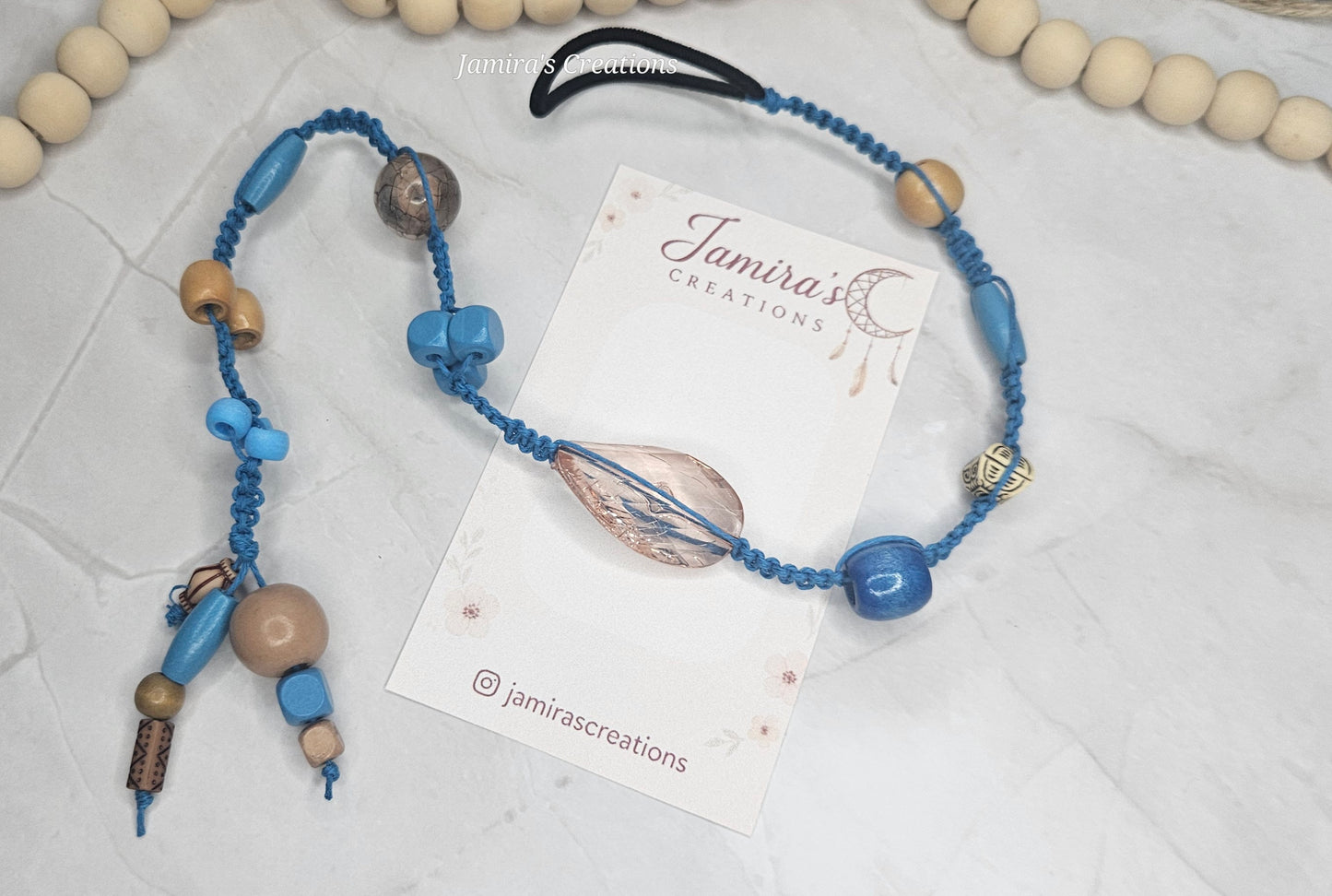 Blue Macramé/ Macramé Azul